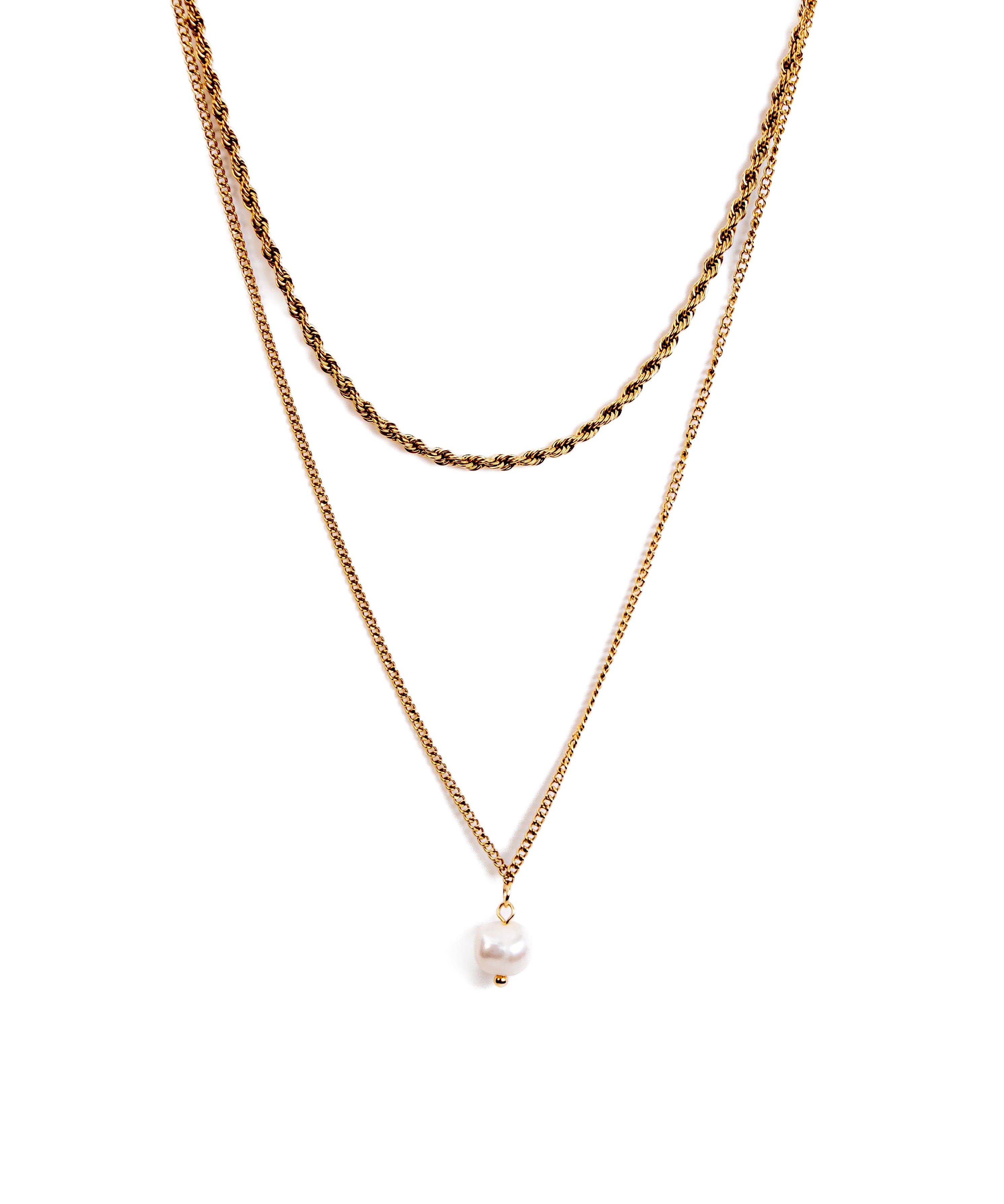 My Sister's Cottage | Waterproof | Freshwater Cultured Pearl Layered Necklace