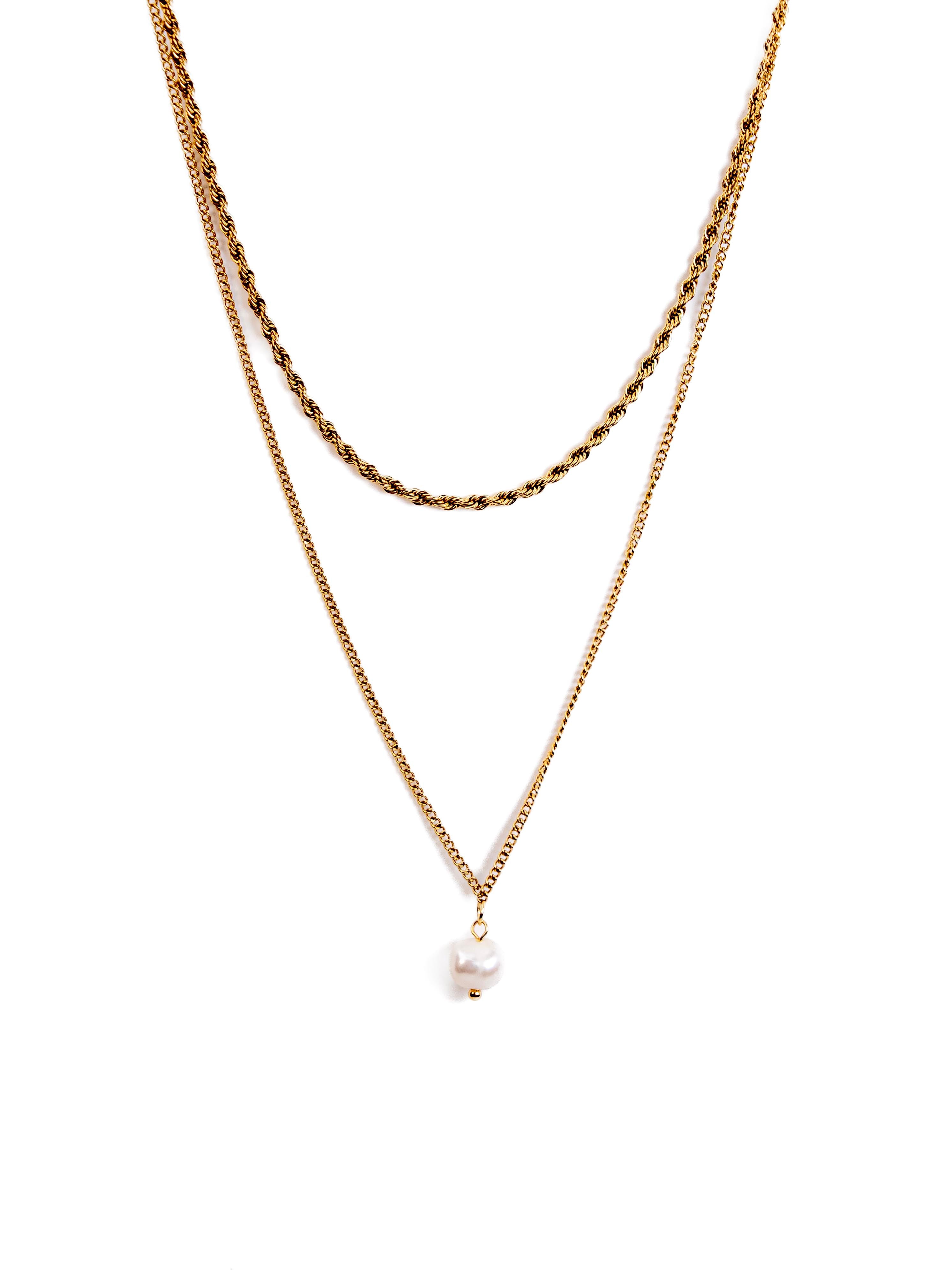 My Sister's Cottage | Waterproof | Freshwater Cultured Pearl Layered Necklace