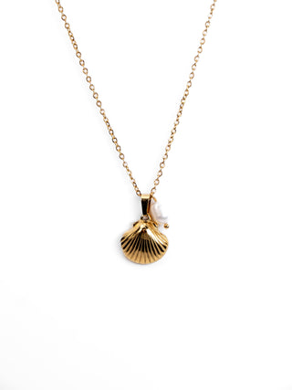 My Sister's Cottage | Waterproof | Seashell & Pearl Necklace