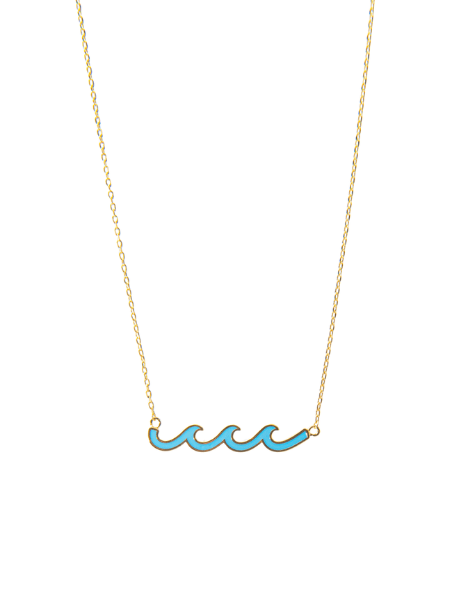 Blue Wave Necklace