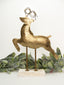 Gold Tin Deer Sitter