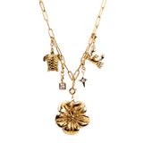 Waterproof CZ Cross Charm – Gold-Plated, Tarnish-Free & Hypoallergenic (detail view 2)
