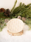 White Christmas Tidbit Plates-Trees