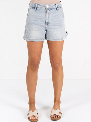 Finished Hem High Rise Shorts