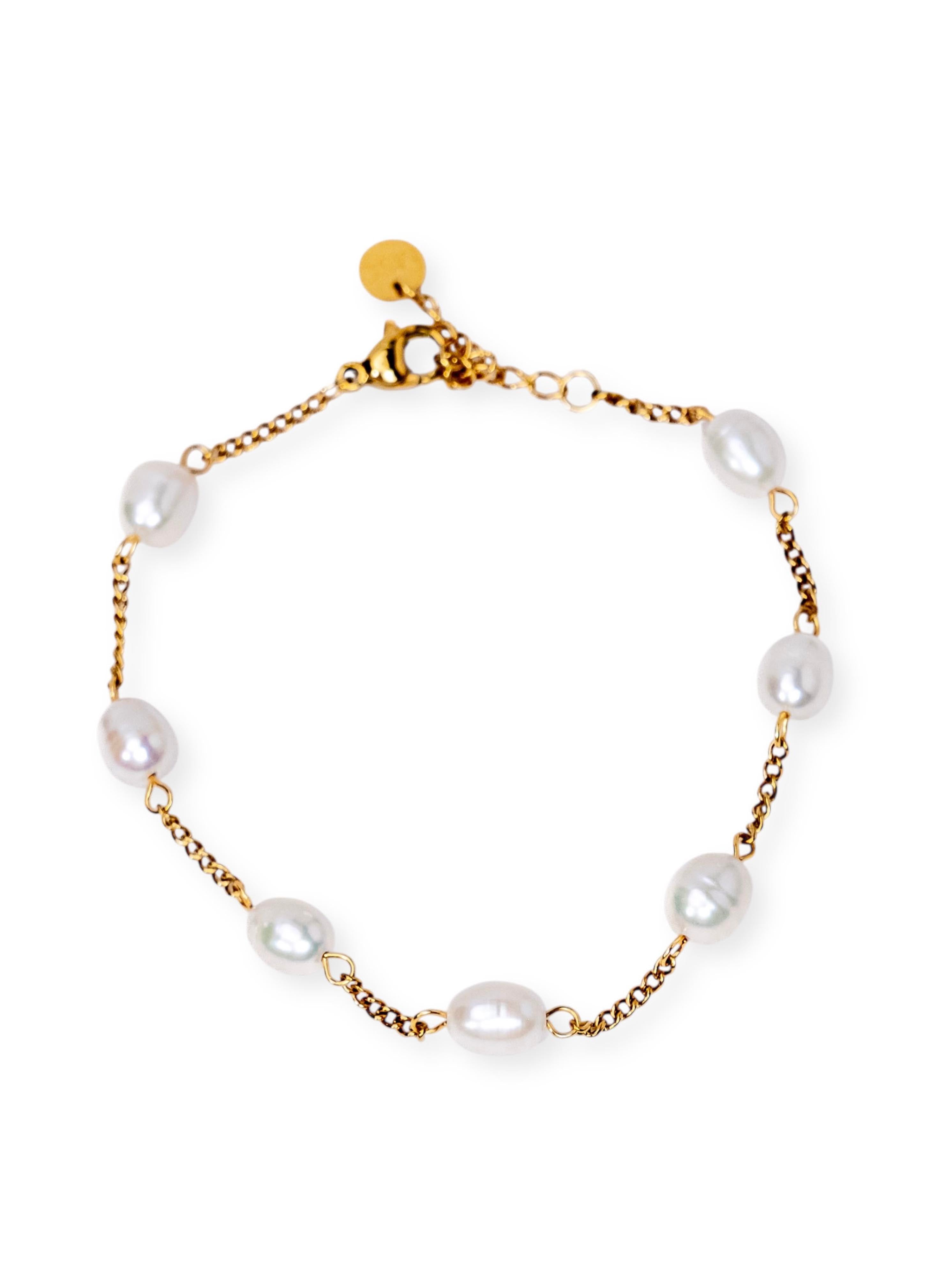 My Sister's Cottage | Waterproof | Freshwater Cultured Pearl Dainty Bracelet
