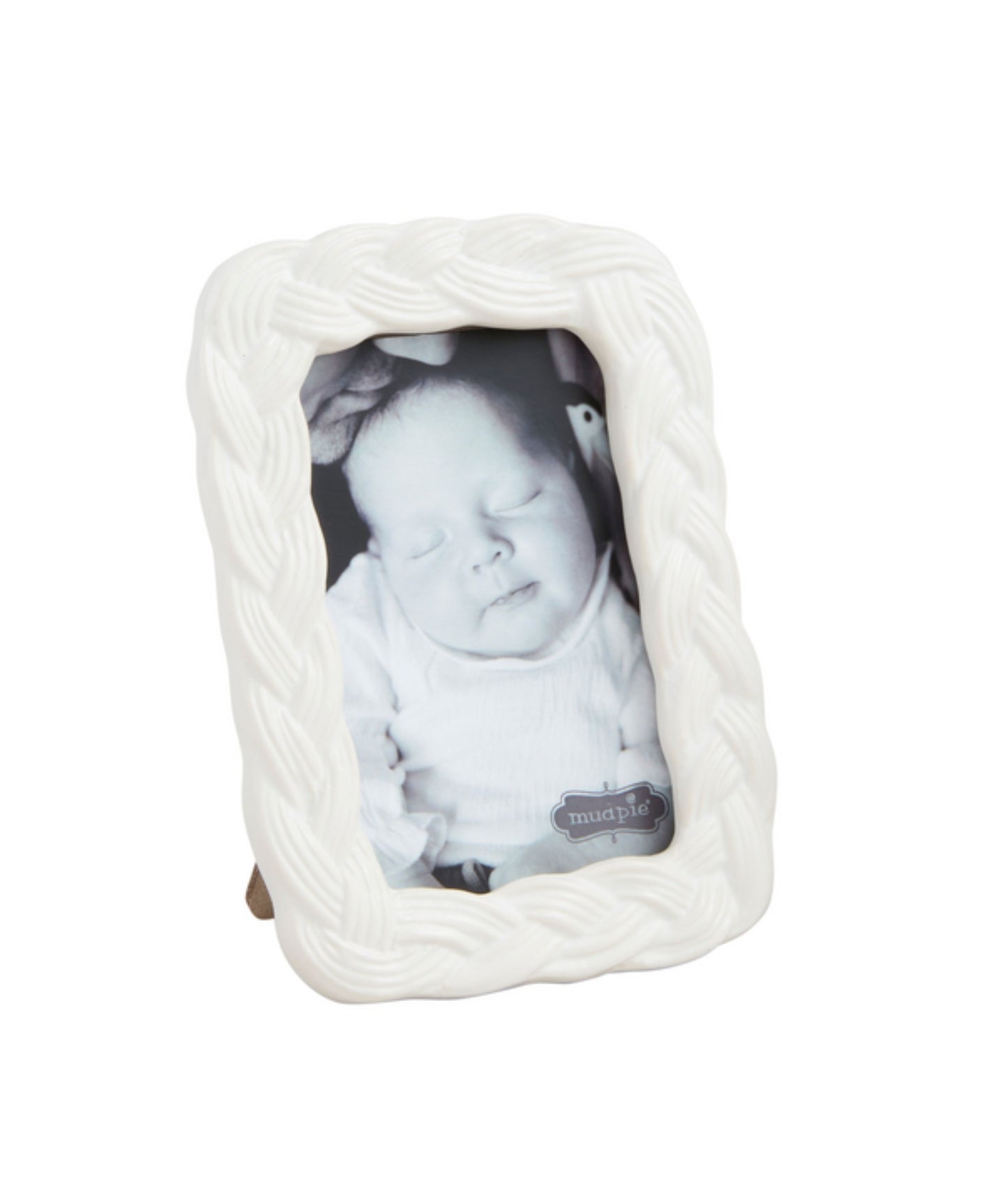Mini Braided Stoneware Frame Rectangle