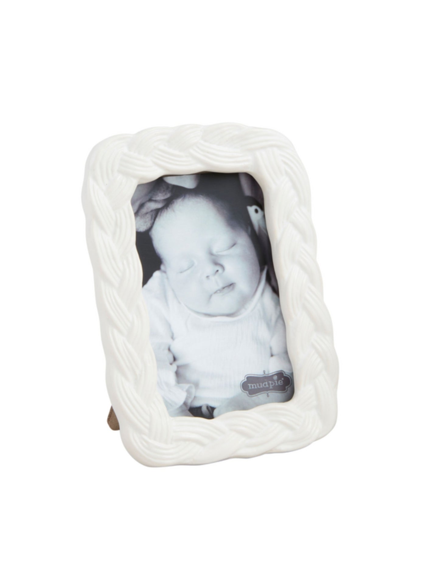 Mini Braided Stoneware Frame Rectangle