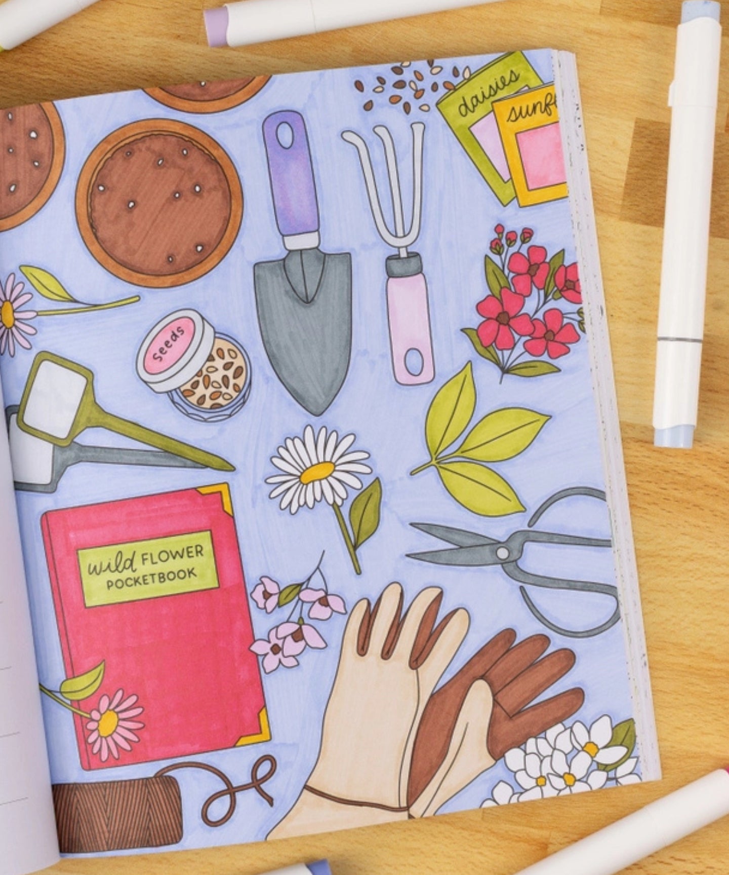Garden Avenue Coloring Book