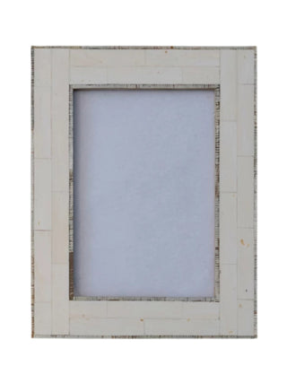 Resin Photo Frame w/ Horn Inlay Outline