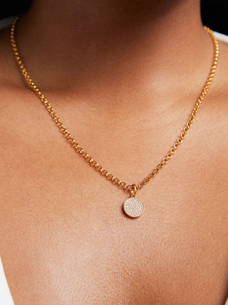 Petite Pave Knockout Necklace