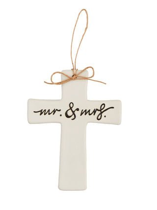 Wedding Cross Mr. & Mrs.