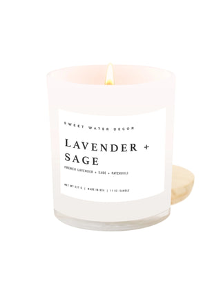 Lavender & Sage Soy Candle