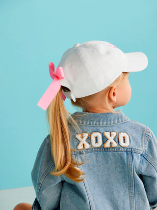 Bow Embroidered Hat