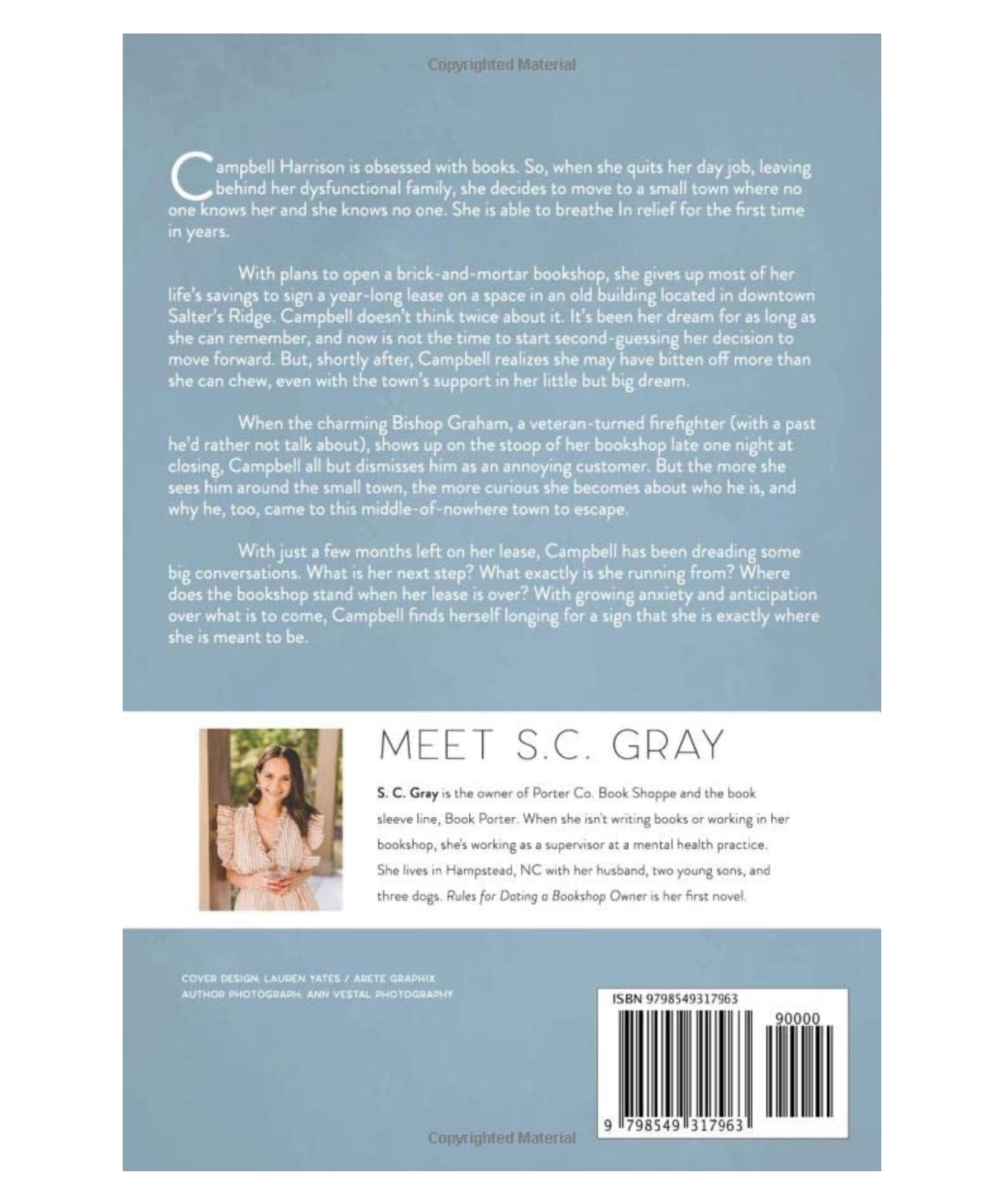 Rules for Dating a Bookshop Owner by S.C. Porter