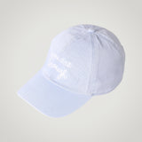 "you are enough" Embroidered Baseball Hat Light Blue