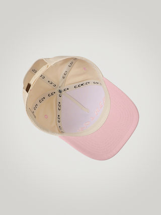 Mother Embroidered Trucker Hat Pink