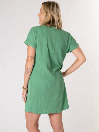 Ribbed Pocket Mini Dress