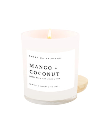 Mango and Coconut Soy Candle