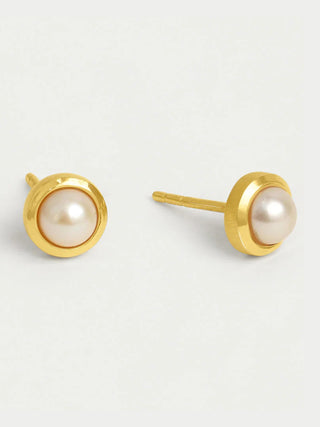 Signature Small Pearl Studs