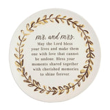 Mr. & Mrs. Blessing Plate