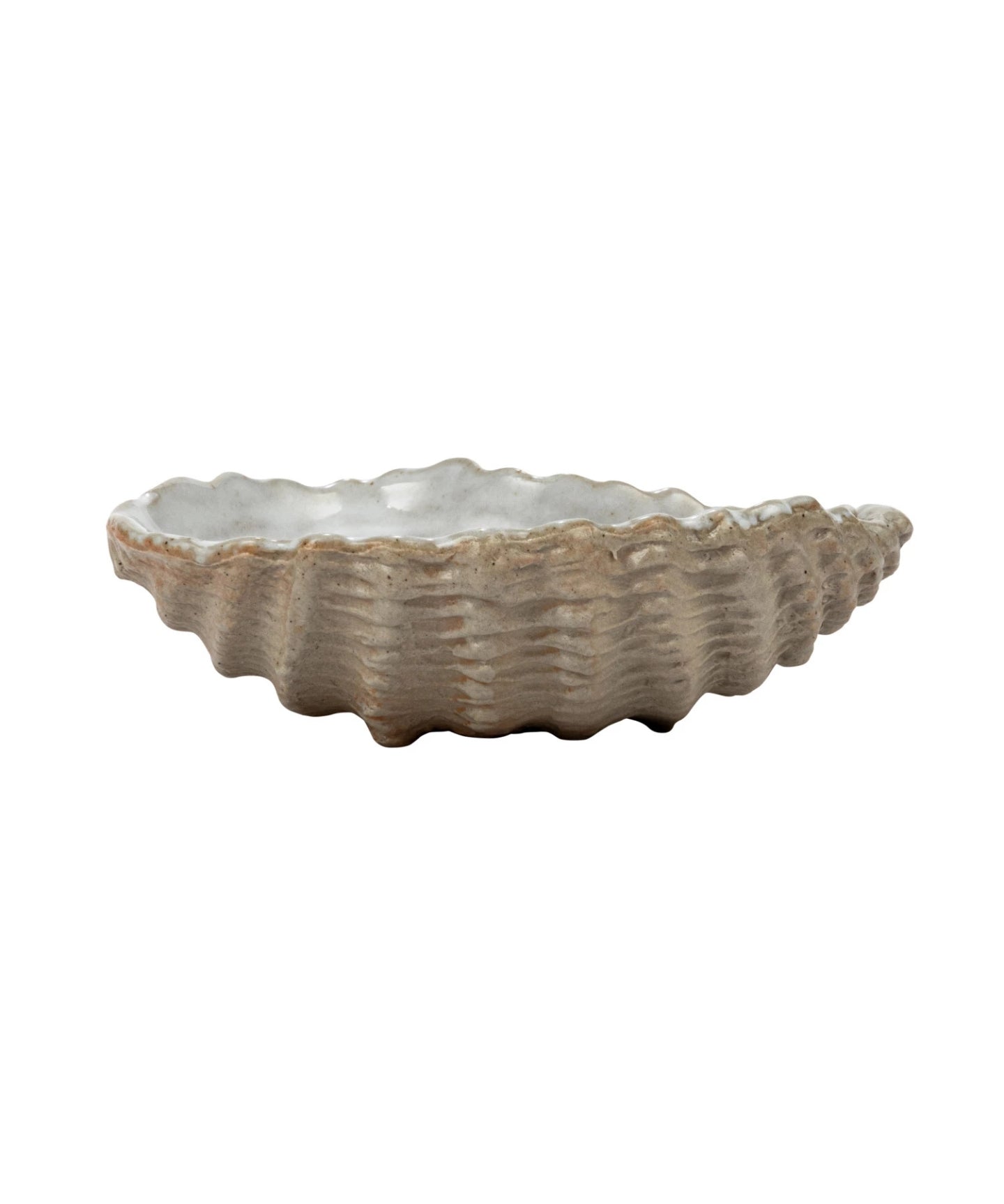 Stoneware Shell Dish Cockle