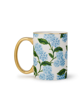 Hydrangea Porcelain Mug