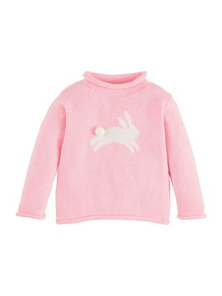 Bunny Rollneck Sweater Pink