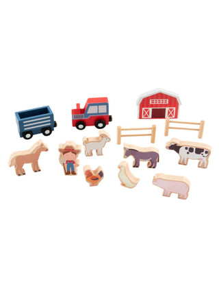 Farm Wood Toy Set