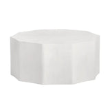 White Mango Wood Cocktail Table