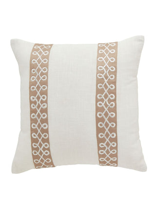 Ribbon Trim Throw Pillows