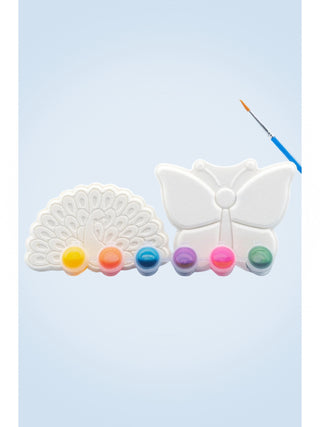 Paint Your Own Bath Bomb Set Butterfly & Peacock