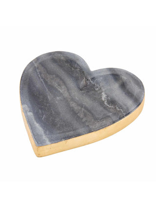 Heart Trinket Trays Gold Edge