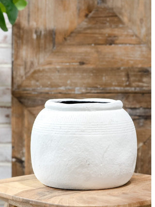 Matte White Planter 7 in