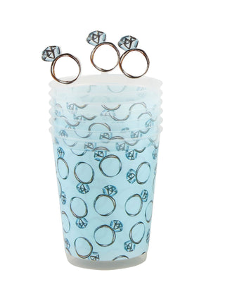 Bride Party Cup Gift Set Blue