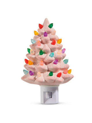 Vintage Tree Night Light Pink 
