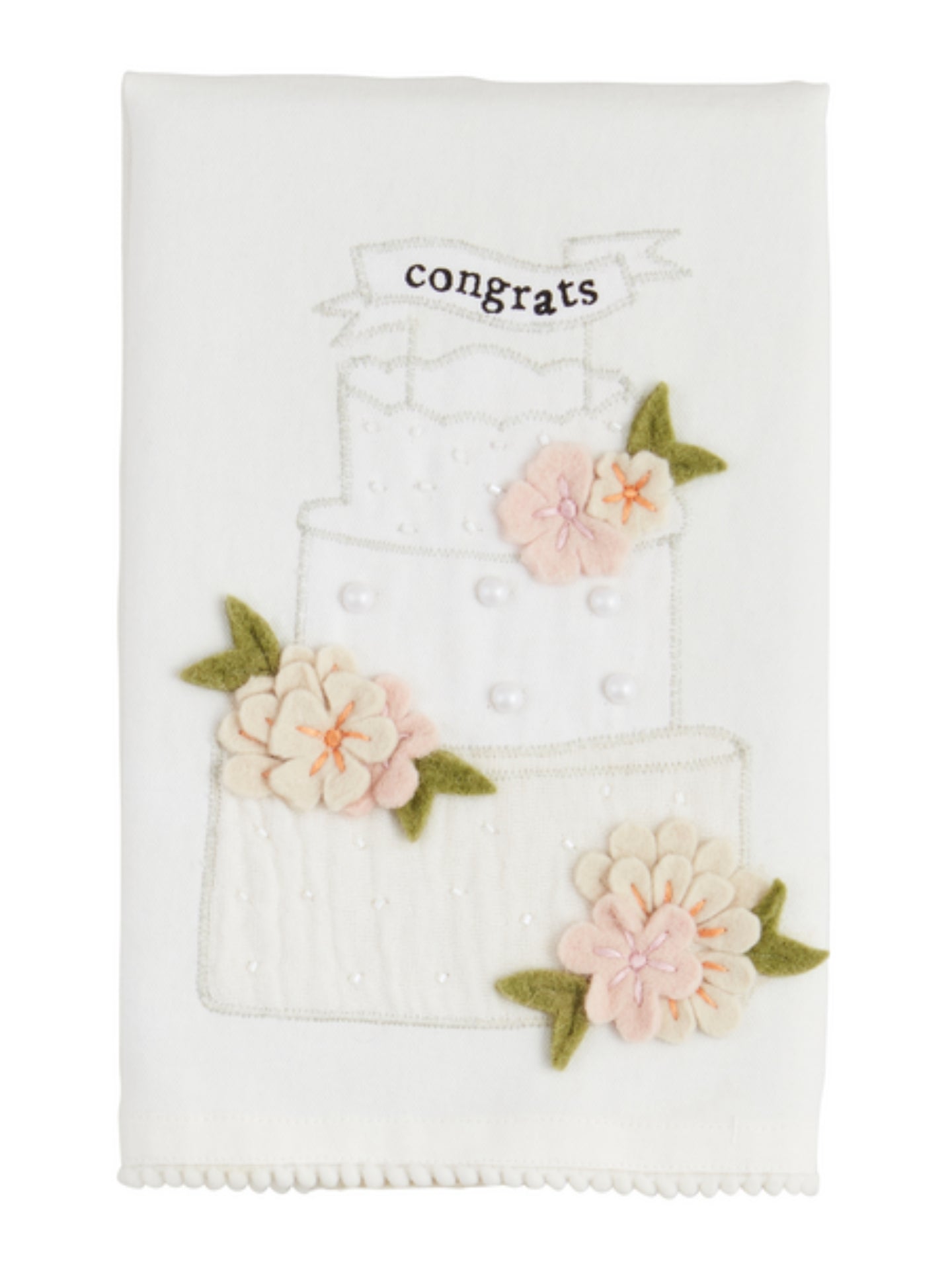 Wedding Tea Towel Congrats