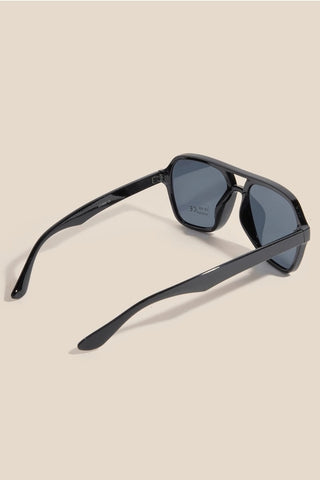 Thick Frame Aviator Sunglasses