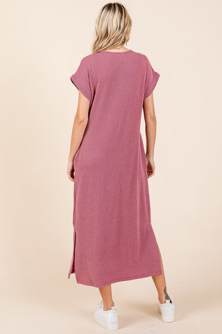 Ribbed Midi Dress