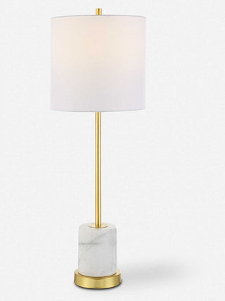 Gold & Marble Lamp