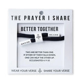The Prayer I Share Cord Bracelet Better Together