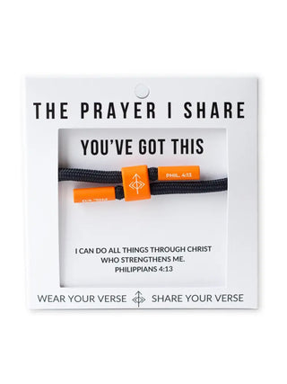 The Prayer I Share Cord Bracelet You've Got This