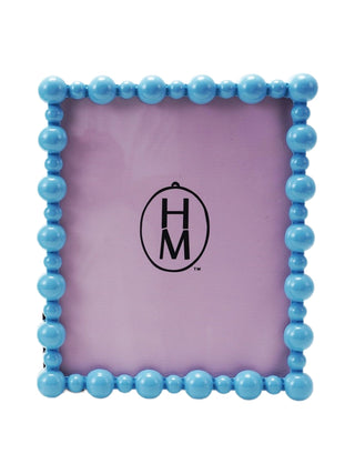Painted Bubble Picture Frame Blue