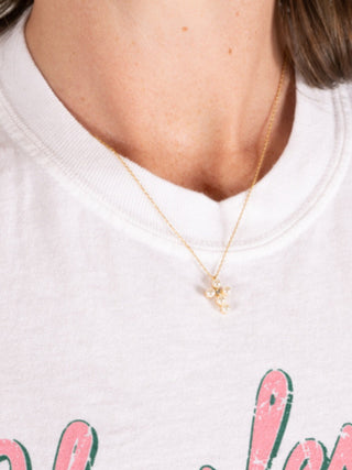 Pearl Cross Necklace