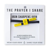 The Prayer I Share Cord Bracelet Iron Sharpens Iron