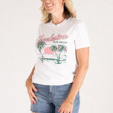 Charleston Graphic Tee White