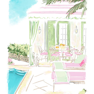 Cabana Life- Art Print