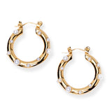 My Sister's Cottage | Waterproof | Embellished Hoop Earrings (detail view 4)