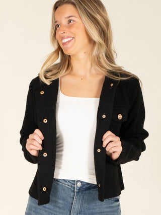 Front Pocket Structured Jacket