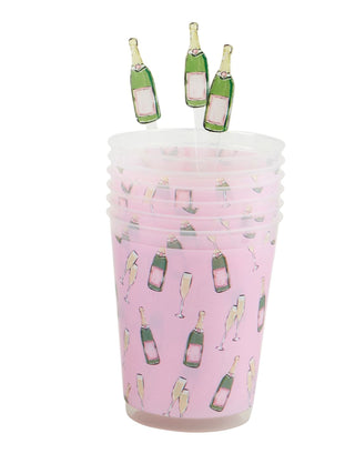 Bride Party Cup Gift Set Pink