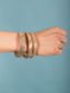3 Textured Bangle Bracelets
